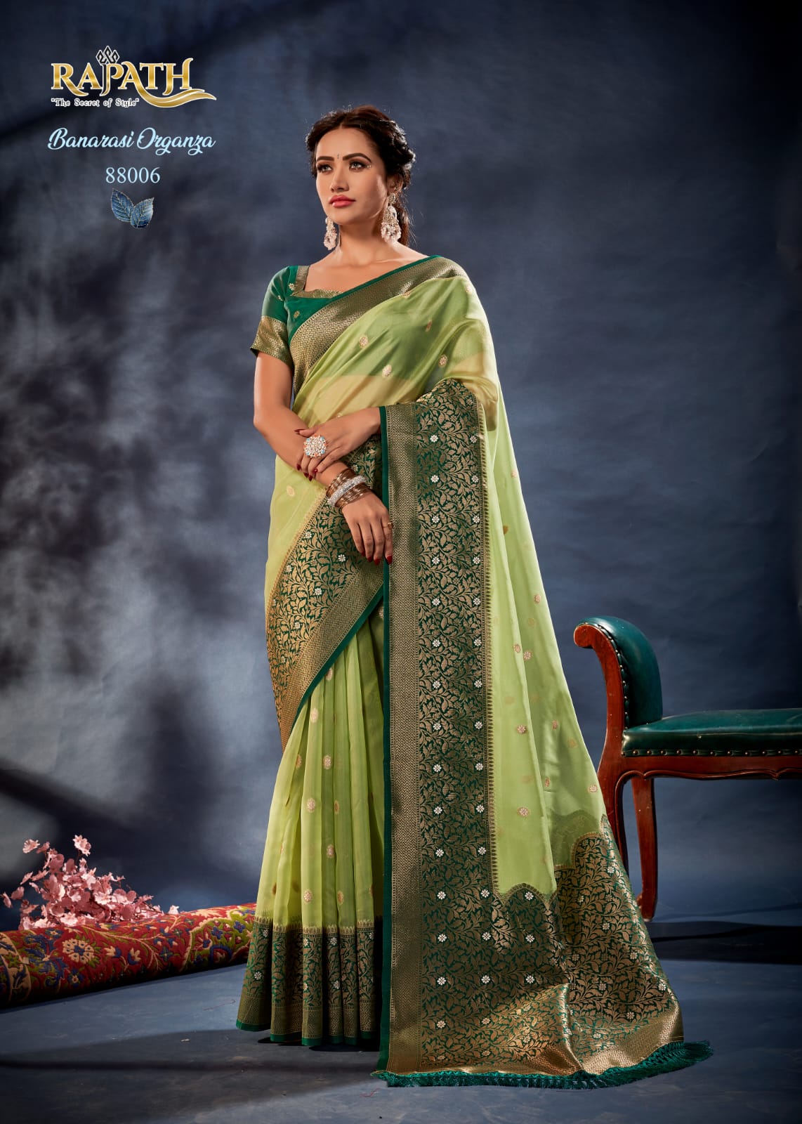 Orum By Rajpath Organza Party Wear Sarees Catalog